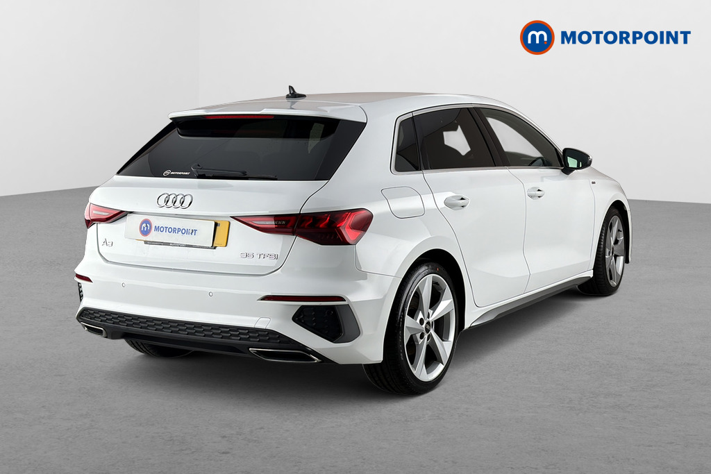 Audi A3 S Line Automatic Petrol Hatchback - Stock Number (1690756) - Passenger side rear corner