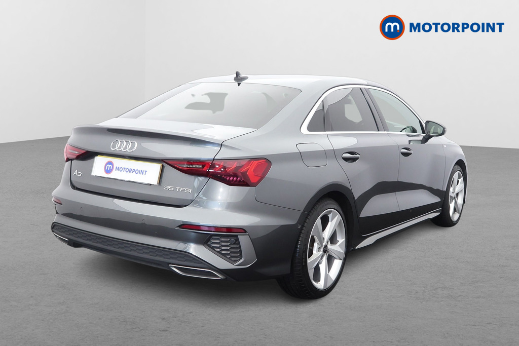 Audi A3 S Line Manual Petrol Saloon - Stock Number (1693349) - Drivers side rear corner
