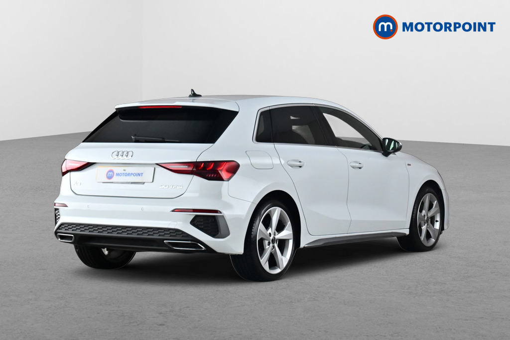 Audi A3 S Line Manual Petrol Hatchback - Stock Number (1690565) - Passenger side rear corner