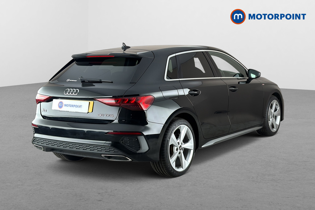 Audi A3 S Line Automatic Petrol Hatchback - Stock Number (1691173) - Passenger side rear corner