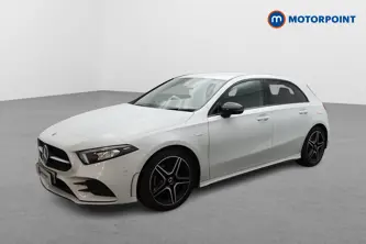 Mercedes-Benz A Class Amg Line Executive Edition Automatic Petrol Hatchback - Stock Number (1685759) - Passenger side front corner