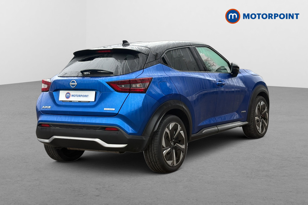 Nissan Juke Tekna-Plus Automatic Petrol-Electric Hybrid SUV - Stock Number (1687440) - Passenger side rear corner