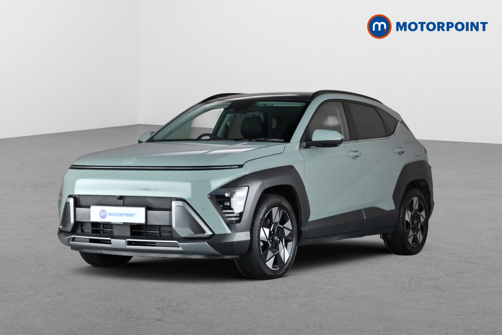 Hyundai Kona Ultimate Automatic Petrol-Electric Hybrid SUV - Stock Number (1691969) - Passenger side front corner