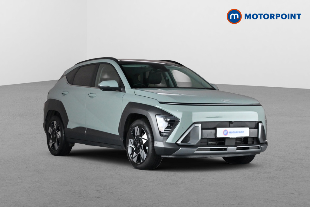 Hyundai Kona Ultimate Automatic Petrol-Electric Hybrid SUV - Stock Number (1691969) - Drivers side front corner