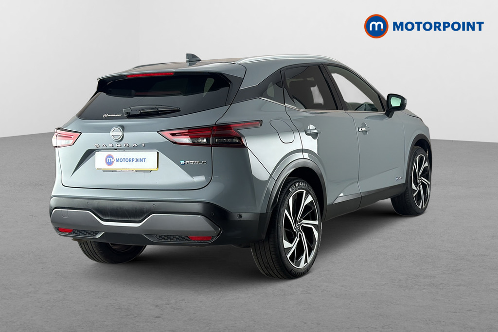 Nissan Qashqai Tekna-Plus Automatic Petrol-Electric Hybrid SUV - Stock Number (1692514) - Passenger side rear corner