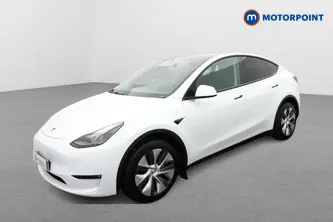 Tesla Model Y Long Range Automatic Electric SUV - Stock Number (1692910) - Passenger side front corner