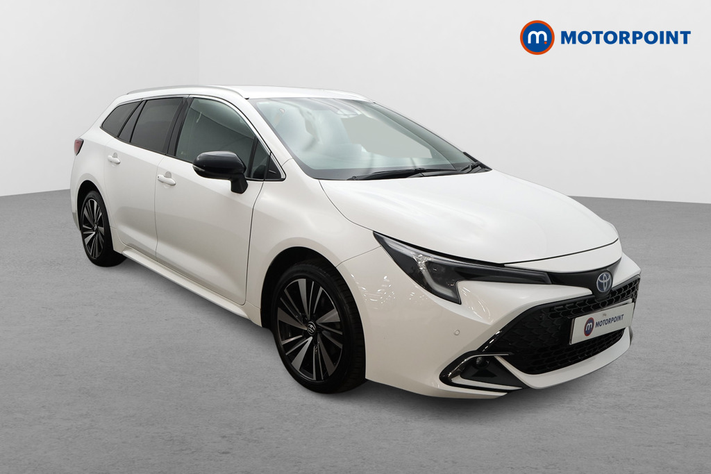 Toyota Corolla Design Automatic Petrol-Electric Hybrid Estate - Stock Number (1694321) - Drivers side front corner