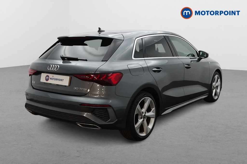Audi A3 S Line Automatic Petrol Hatchback - Stock Number (1690539) - Drivers side rear corner