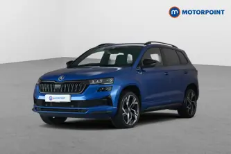 Skoda Karoq Sportline Automatic Petrol SUV - Stock Number (1692563) - Passenger side front corner