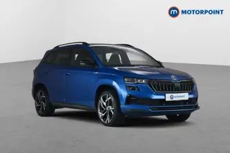 Skoda Karoq Sportline Automatic Petrol SUV - Stock Number (1692563) - Drivers side front corner