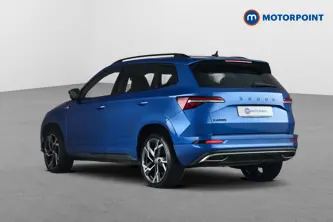 Skoda Karoq Sportline Automatic Petrol SUV - Stock Number (1692563) - Drivers side rear corner